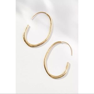 Anthro Dainty Hoop Earrings
